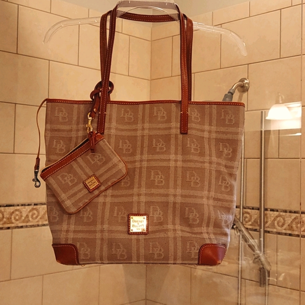 Dooney & Bourke Signature Tote in Brown